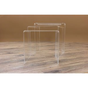 6mm Clear Acrylic Nest of Tables